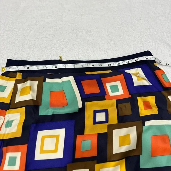 Kate Spade Kylie Geometric Print Skirt - Picture 5 of 7